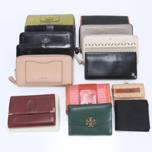 Celine long Wallet zippers bifold leather Cartier - Picture 1 of 9